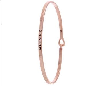 mermaid inspiration bracelet rose gold nwt